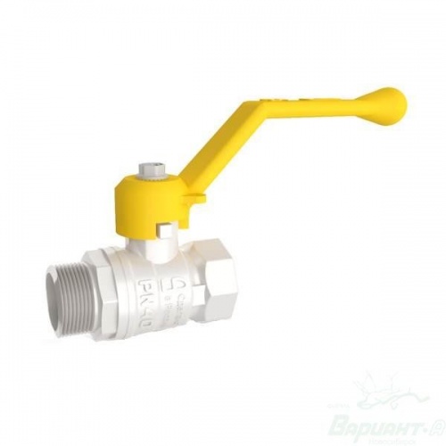 Кран шаровой LD 47.15.В-Н.Р Pride Ду 15 G1/2"