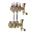 Группа коллекторная латунь FHF-F set 1" ВР 7 вых 3/4" НР Ру6 с расходомерами Danfoss 088U0727 Группа коллекторная латунь FHF-F set 1" ВР 7 вых 3/4" НР Ру6 с расходомерами Danfoss 088U0727