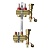 Группа коллекторная латунь FHF-F set 1" ВР 9 вых 3/4" НР Ру6 с расходомерами Danfoss 088U0729