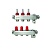 Группа коллекторная нерж SSM 1" ВР 9 вых 3/4"ЕК НР Ру6 Danfoss 088U0759