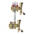 Группа коллекторная латунь FHF-F set 1" ВР 12 вых 3/4" НР Ру6 с расходомерами Danfoss 088U0732 Группа коллекторная латунь FHF-F set 1" ВР 12 вых 3/4" НР Ру6 с расходомерами Danfoss 088U0732