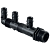 Коллектор распред PPSU НР 3/4" на 4 вых штуцер Q&E Дн16 для PE-X Uponor 1008715