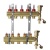 Группа коллекторная латунь FHF-F set 1" ВР 11 вых 3/4" НР Ру6 с расходомерами Danfoss 088U0731 Группа коллекторная латунь FHF-F set 1" ВР 11 вых 3/4" НР Ру6 с расходомерами Danfoss 088U0731