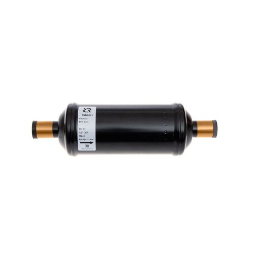 Ридан 023B7124R — Герметичный фильтр-осушитель с шариковой засыпкой DFL 306s TW, присоединительные патрубки 3/4", под пайку