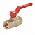Danfoss 065B3091 Кран шаровой латунь никелирован BVR-A Ду 32 Rp1 1/4