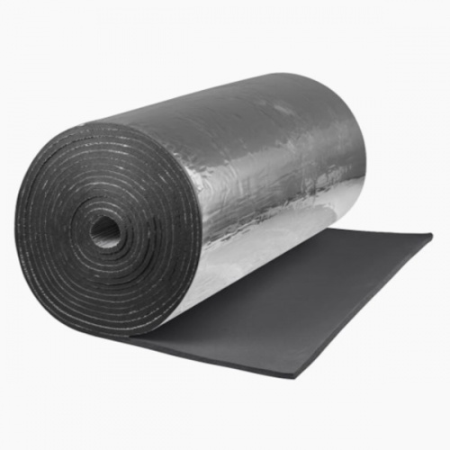 Рулон теплоизоляционный фольгированный из вспененного каучука K-FLEX 10x1000-20 ECO black ALU