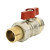 Danfoss 065B8204 Кран шаровой латунь никелирован BVR-F Ду 20 Rp3/4 Danfoss 065B8204 Кран шаровой латунь никелирован BVR-F Ду 20 Rp3/4
