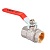 Кран шаровый полнопроходной MVI 1 1/2" внутренняя-внутренняя, ручка